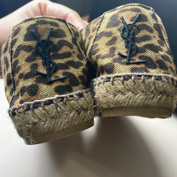 New Saint Laurent leopard-print espadrilles - Picture 4 of 5